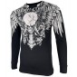 Футболка с длинным рукавом 3XL XTREME COUTURE by AFFLICTION Men LONG SLEEVE THERMAL Shirt DAGGER SKULL Biker